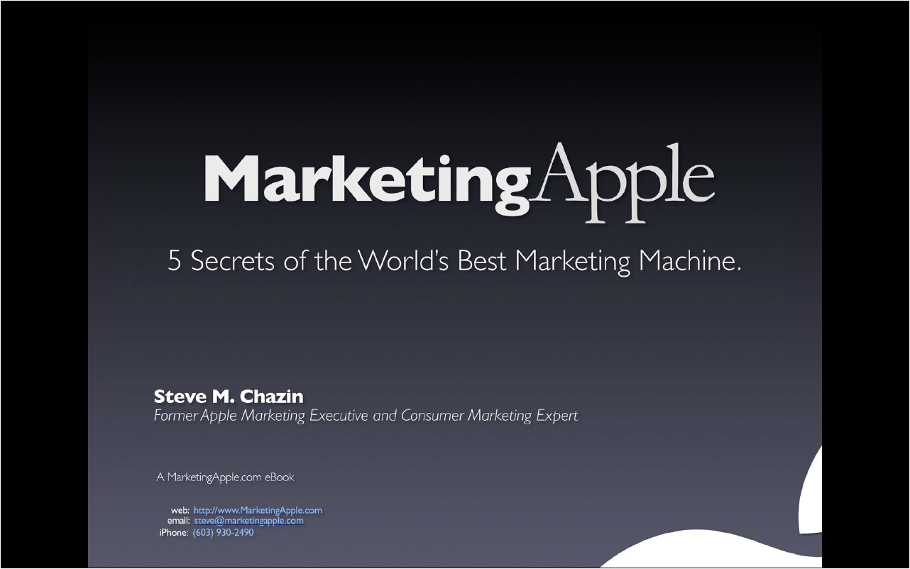 Download MarketingApple E-Book