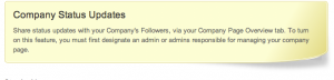 Initial notification - directing you to turn this feature on