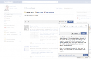 Facebook Sharing - 3. Manage privacy right where you post