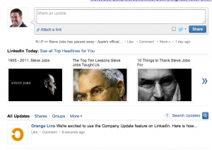 4. Interact with the company you're following 4. Interact with the company you're following
