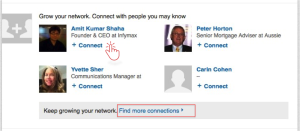 Easy LinkedIn connections